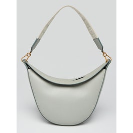 Loewe Loewe Light Blue Satin Calfskin Leather Luna Hobo Bag