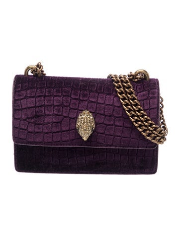 Kurt Geiger Velvet Shoulder Bag