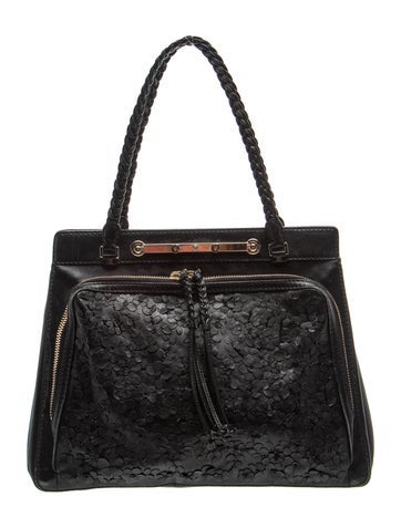 Valentino Leather Top Handle Bag