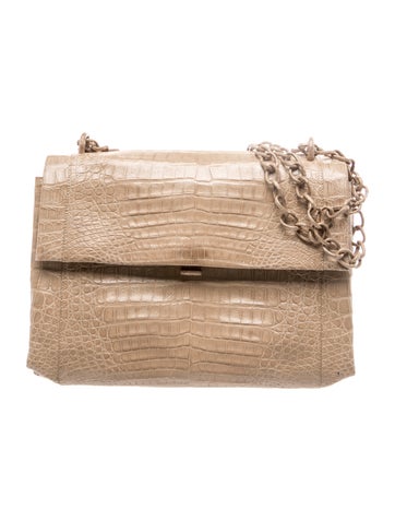 Nancy Gonzalez Crocodile Shoulder Bag