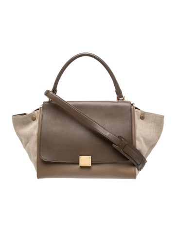 Celine Leather Trapeze