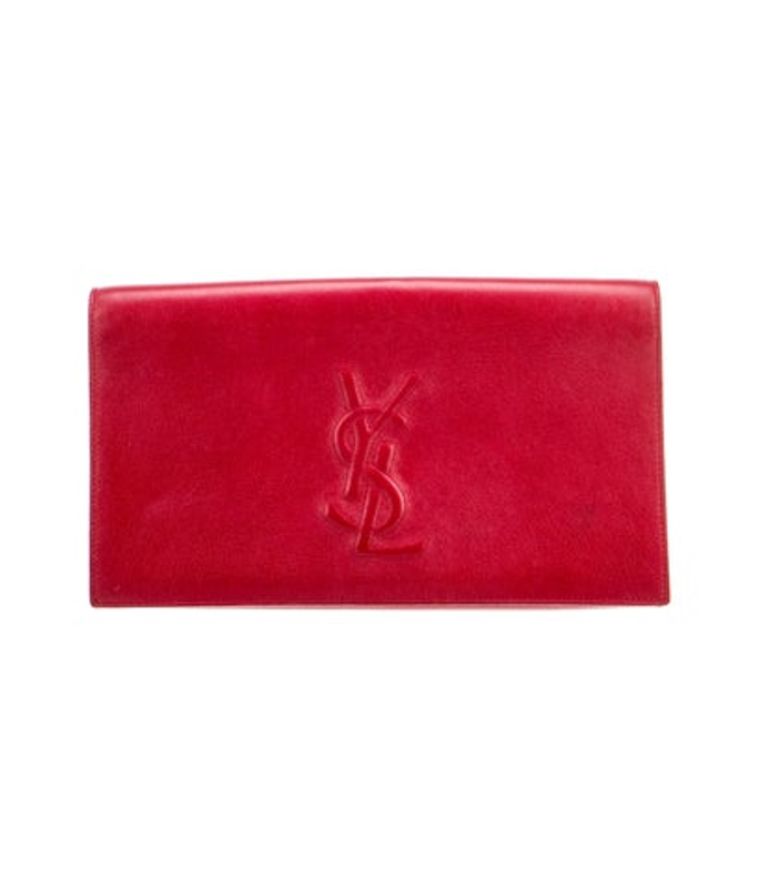 Saint Laurent Saint Laurent Leather Clutch