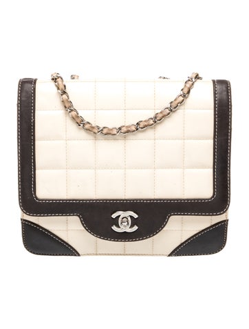 Patent Chocolate Bar Flap Bag