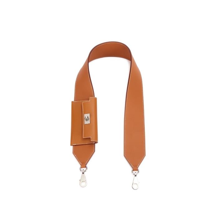 Hermes Gold Epsom and Swift Kelly Pocket Strap Palladium Hardware, 2024