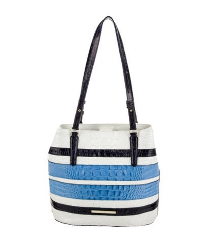 Brahmin Embossed Leather Shoulder Bag