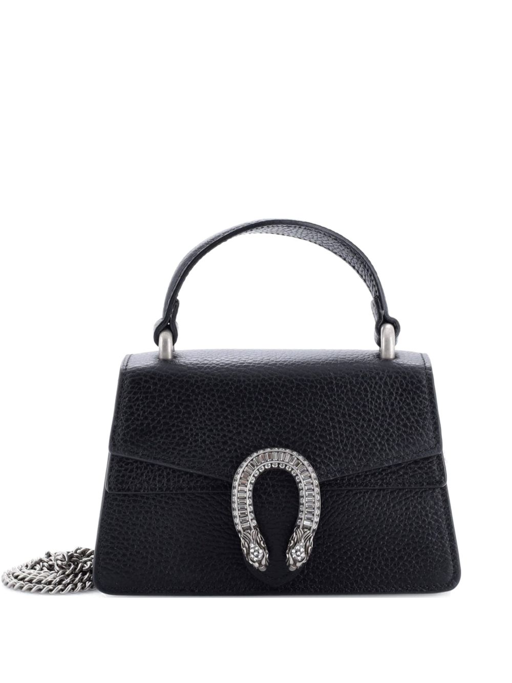 Dionysus Top Handle Bag Leather with Crystals Mini satchel