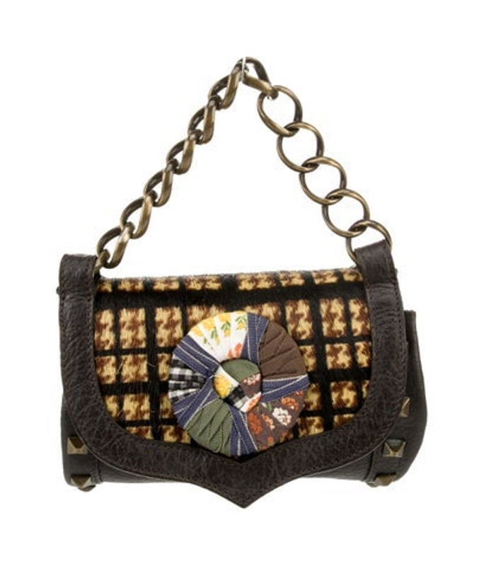 Kenzo Leather Top Handle Bag