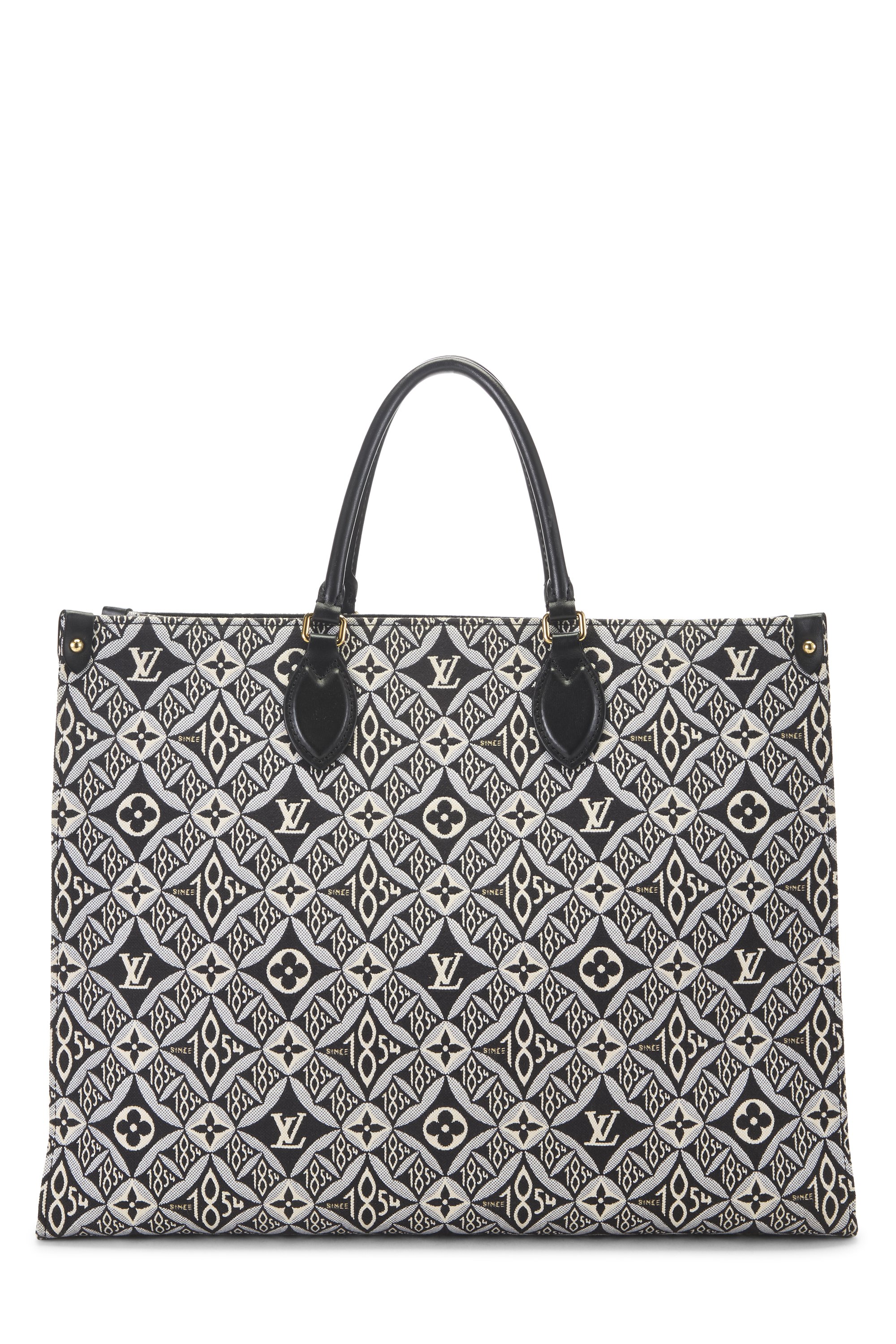 Black Monogram Jacquard Since 1854 On The Go GM