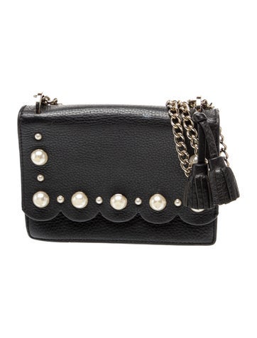 Faux Pearl Shoulder Bag
