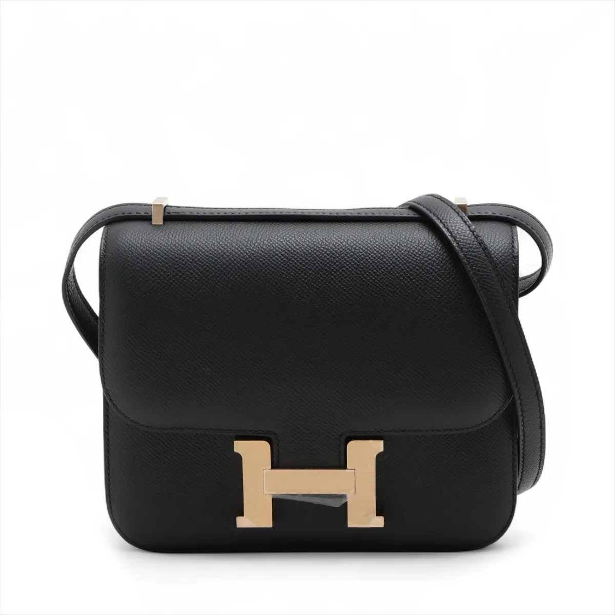Hermès Constance 3 Mini 18 Miroir Veau Epsom Black matte gold hardware