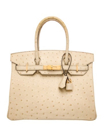 Hermes Ostrich Birkin 30