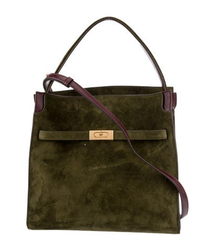 Tory Burch Burch Suede Top Handle Bag