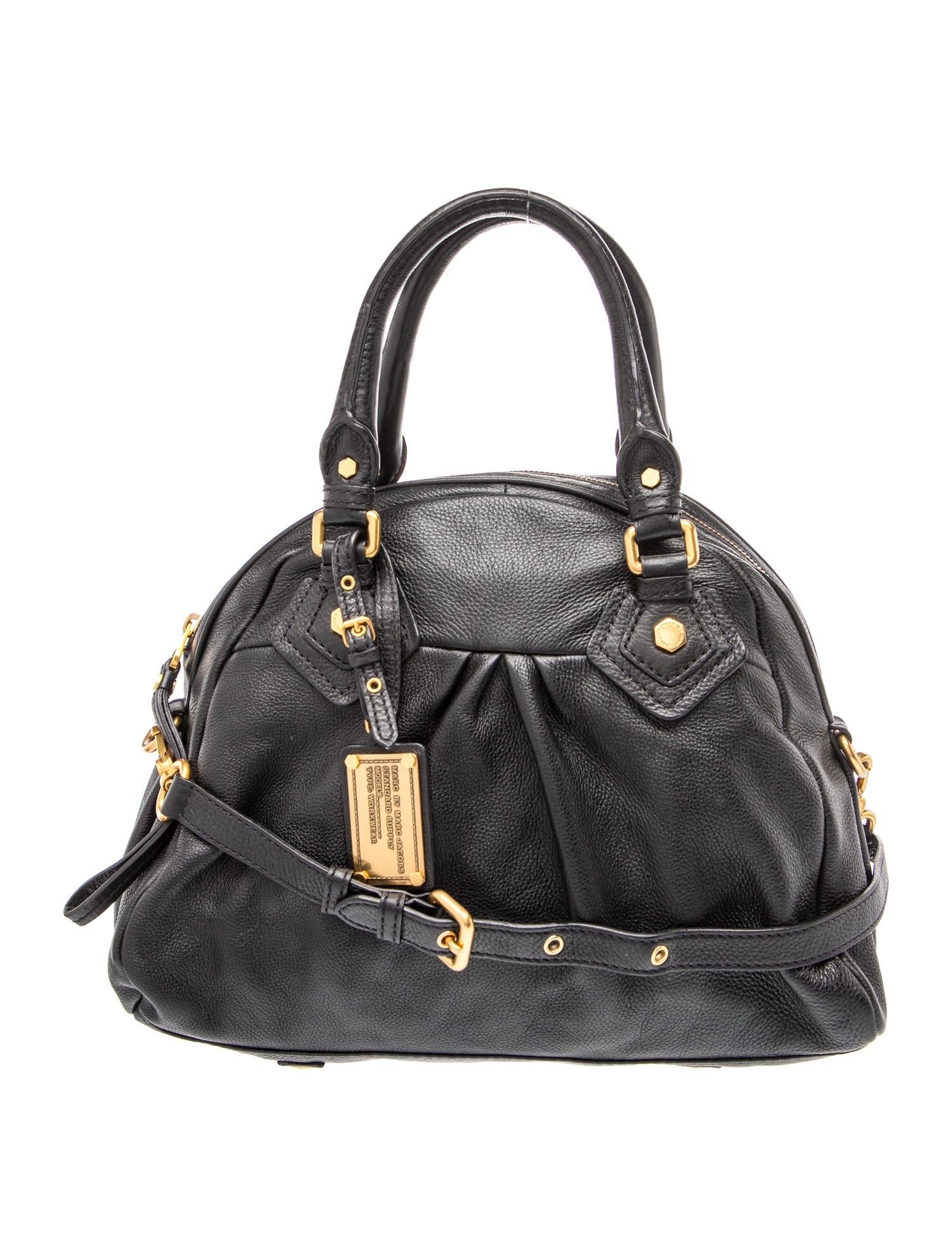 Leather Top Handle Bag