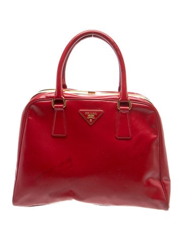Saffiano Vernice Leather Pyramid