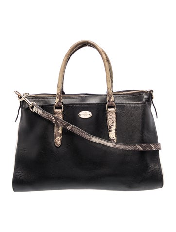 Leather Top Handle Bag
