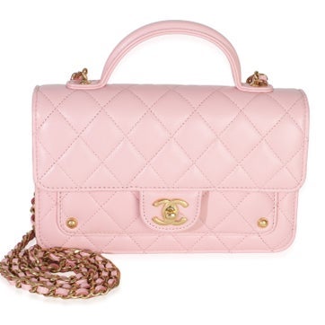 Leather Preppy Satchel Wallet On Chain