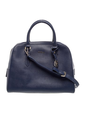 Leather Top Handle Bag