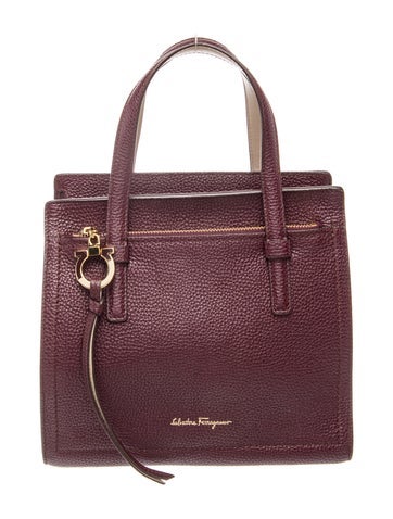 Leather Top Handle Bag