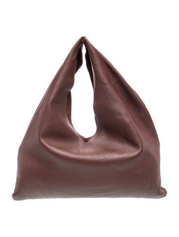 Leather 'Bindle' bag Small