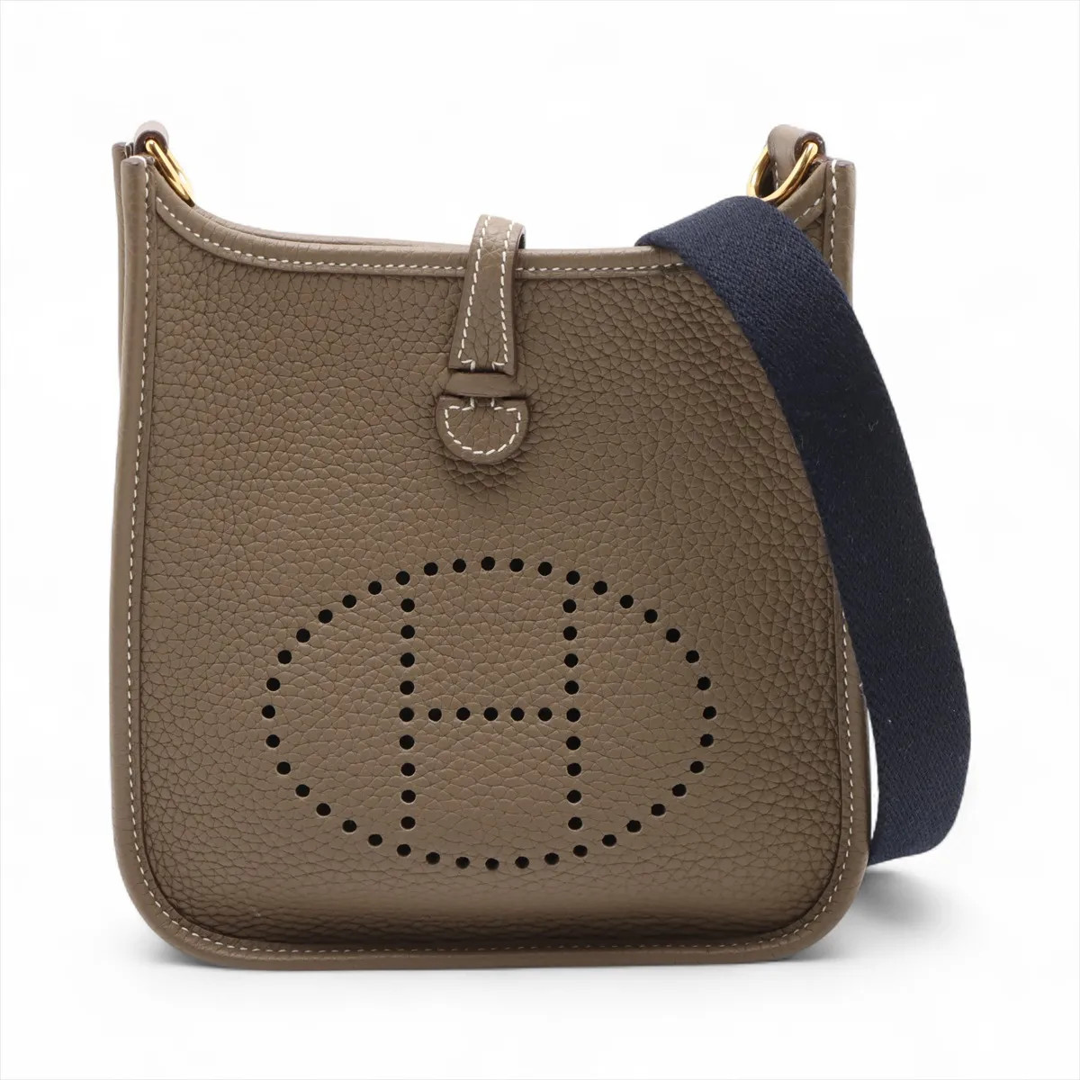 Hermès evelyn 16 TPM Amazon Taurillon Clemence Etoupe Gold Metal Fittings