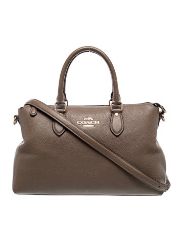 Leather Top Handle Bag