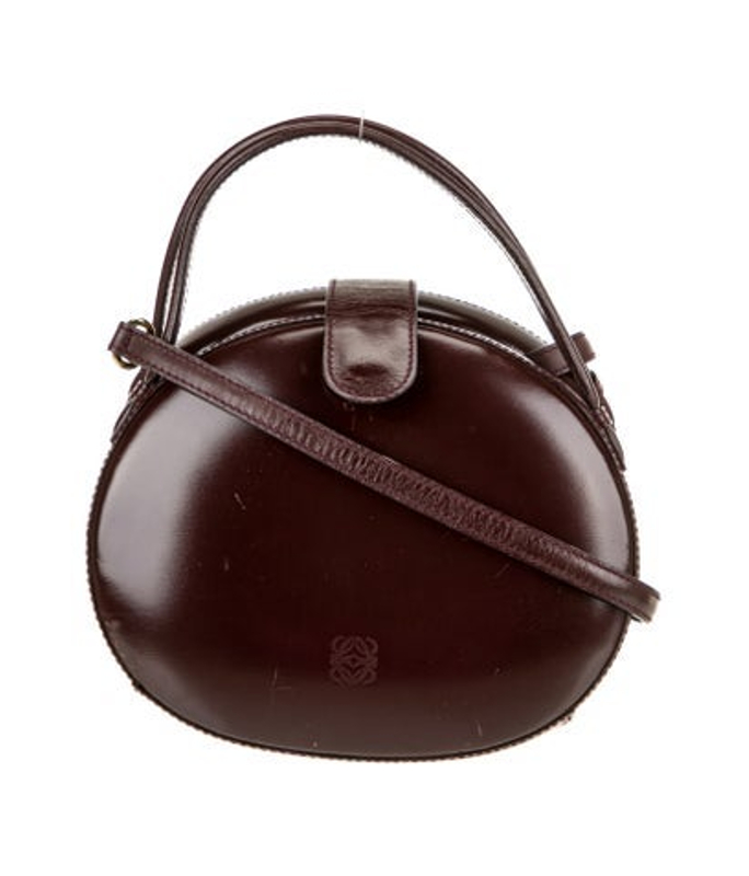 Loewe Leather Round Leather Handbag