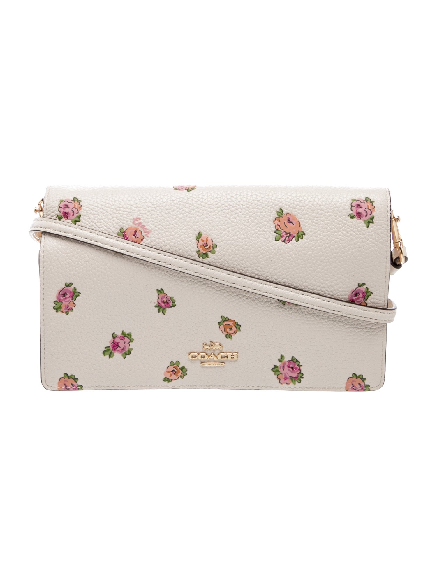 Leather Anna Foldover Clutch