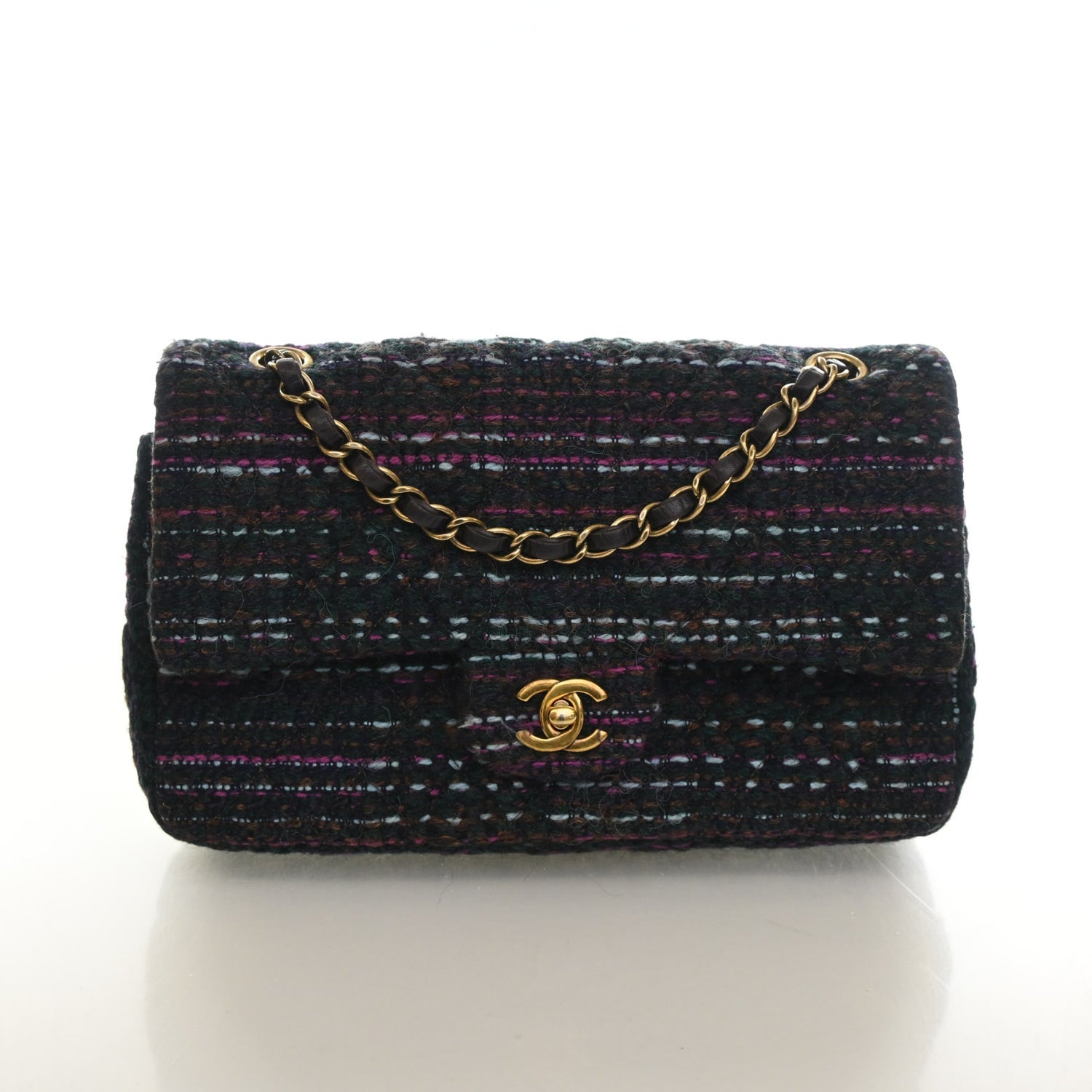 Tweed Classic Double Flap Medium