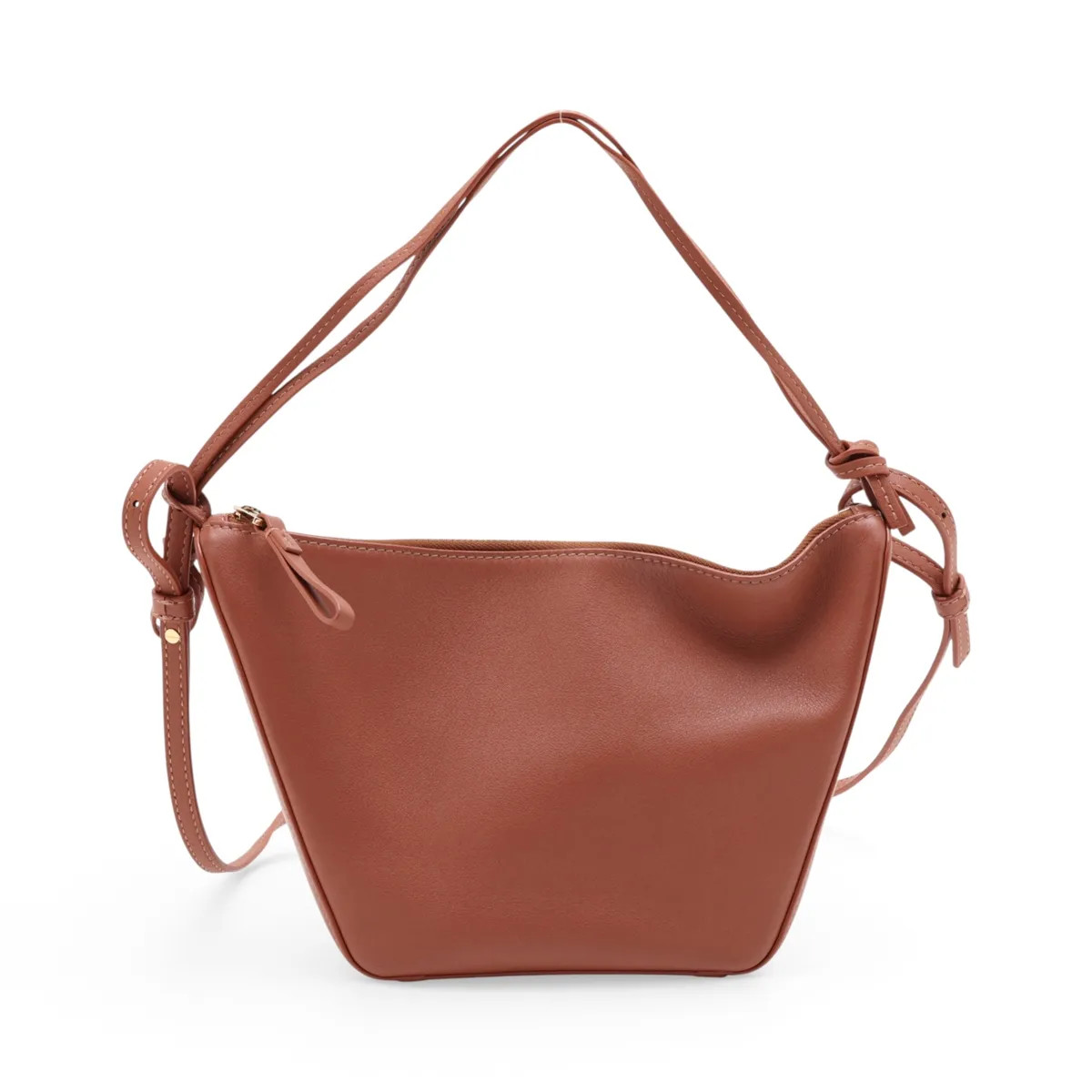 Loewe Hammock Mini Hobo Leather 2 Way Shoulder Bag Brown