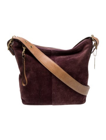 Suede Messenger Bag