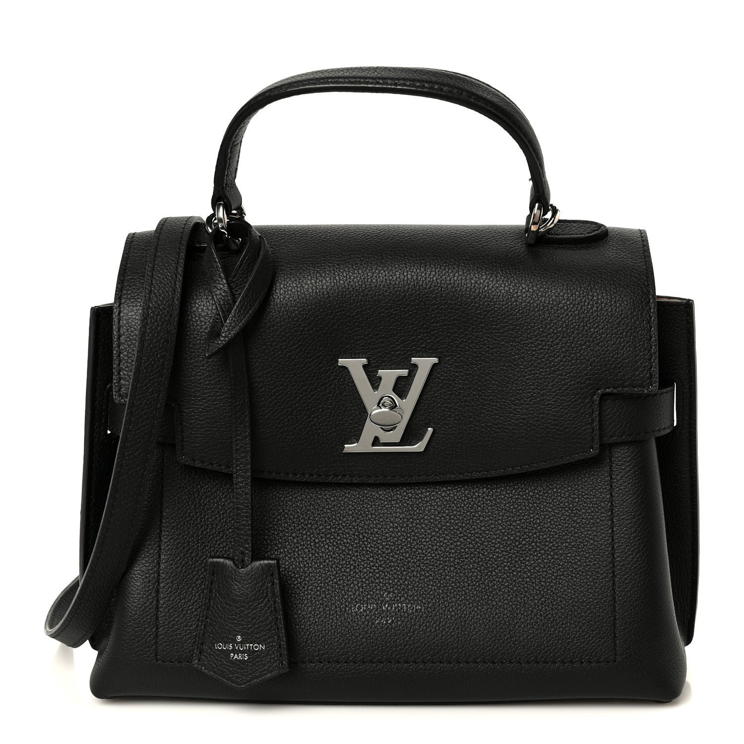 Louis Vuitton Louis Vuitton Calfskin Lockme Ever BB Black