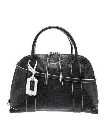 Leather Top Handle Bag