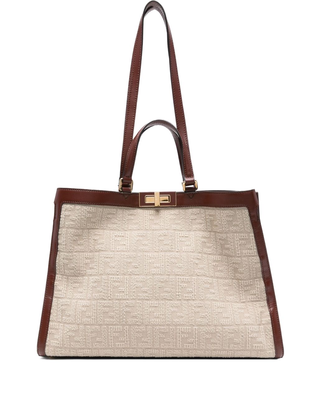 Peekaboo logo tote bag