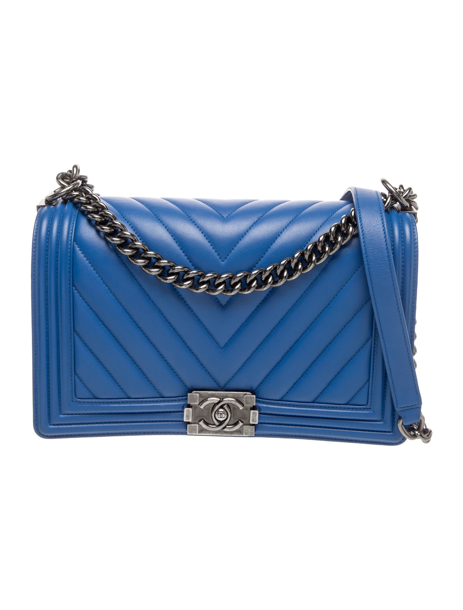 Large Chevron Boy Bag