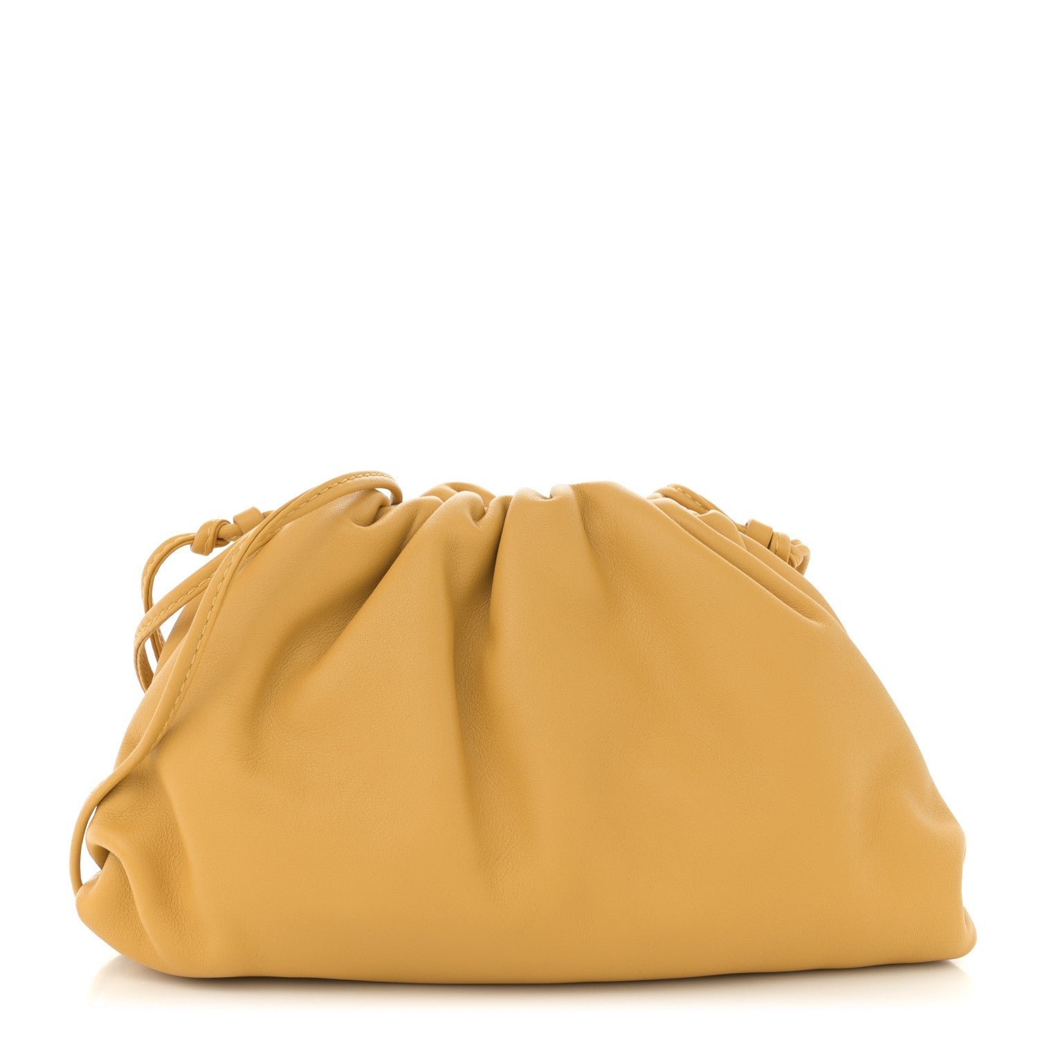 Bottega Veneta Butter Calfskin The Mini Pouch Butterscotch