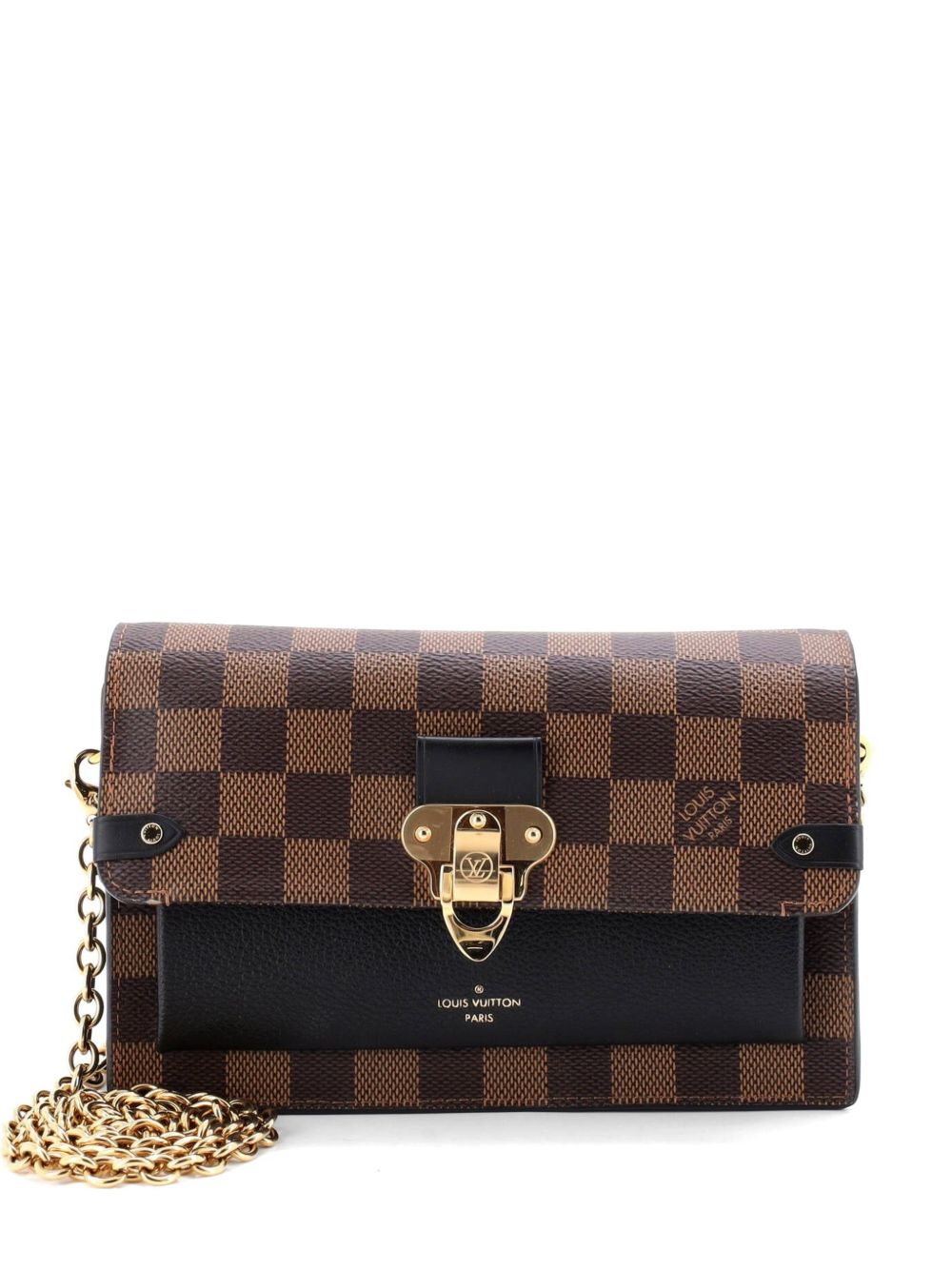 Vavin Chain Wallet NM Damier with Leather crossbody bag