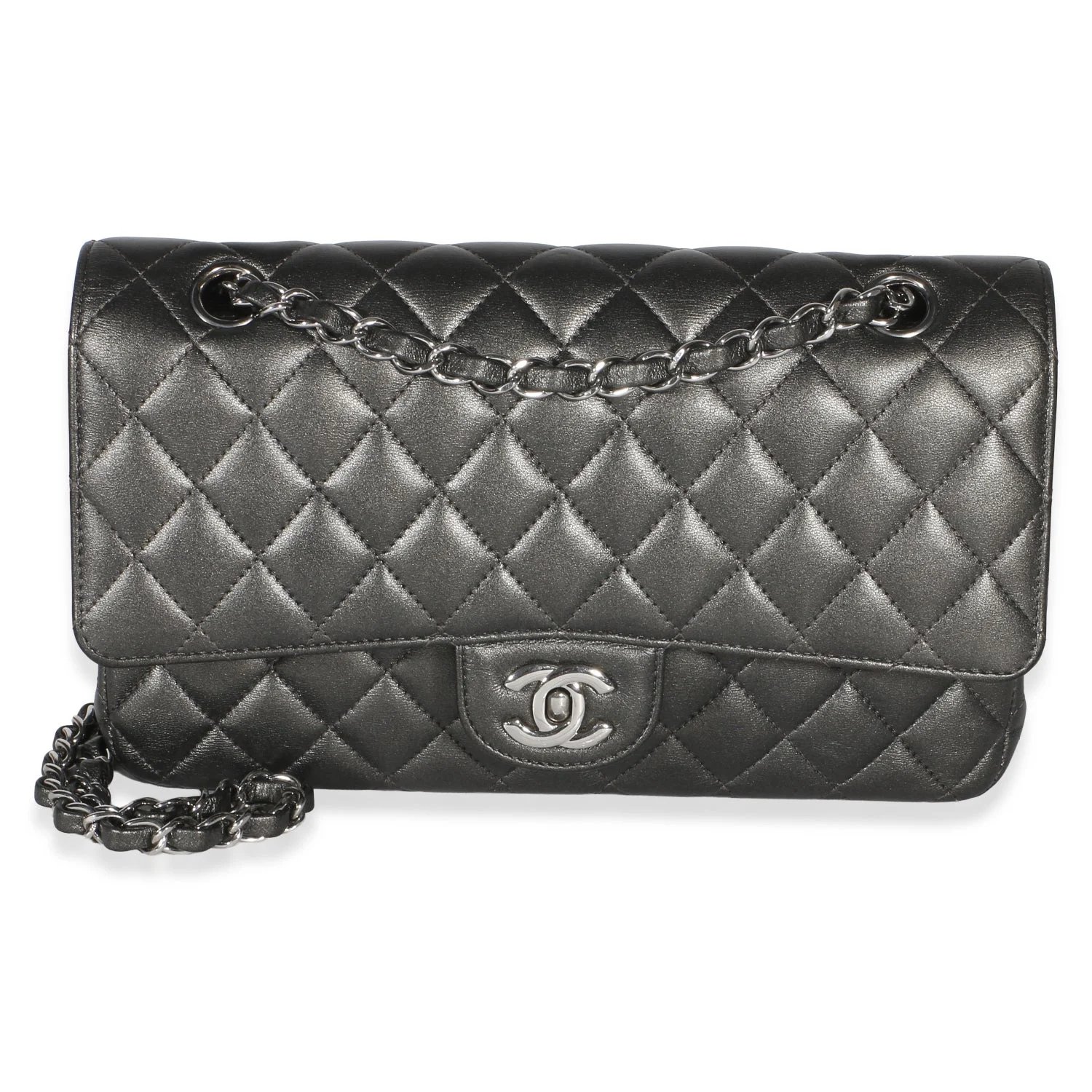 Leather Classic Double Flap Bag Medium