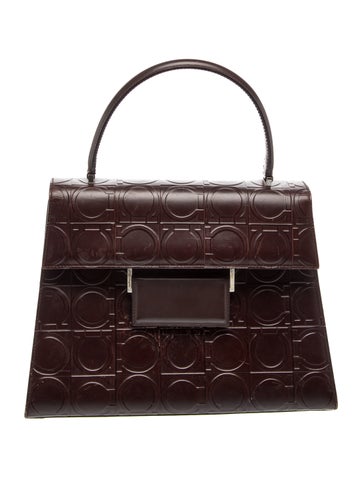 Leather Top Handle Bag