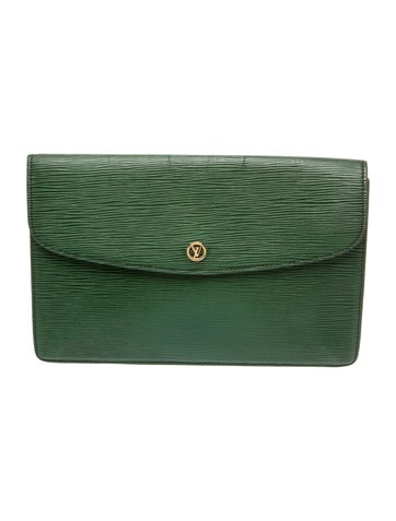 Epi Leather Pochette Montaigne Vintage