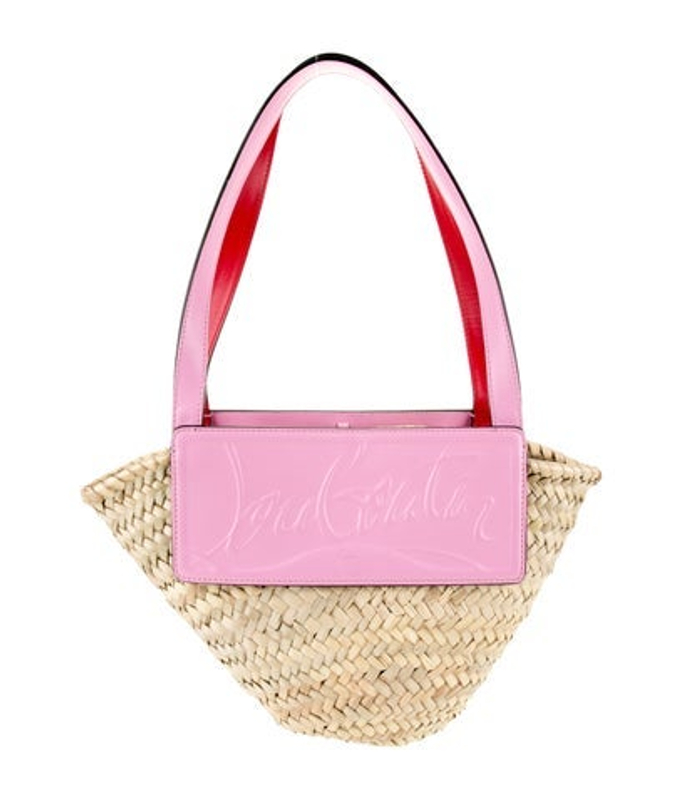 Christian Louboutin Louboutin Straw Crossbody Bag