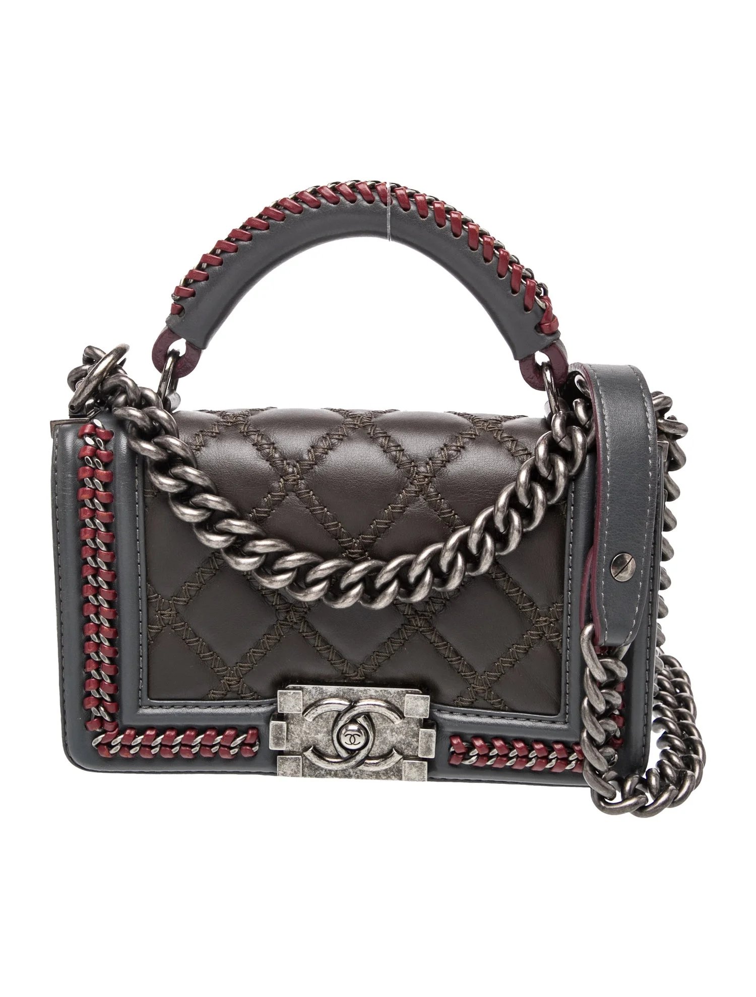 Paris-Salzburg Small Top Handle Boy Bag