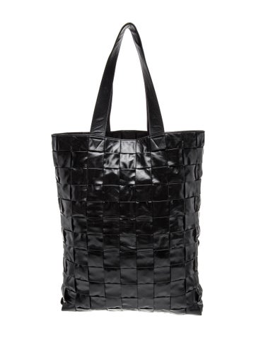 Leather Cassette Tote Maxi