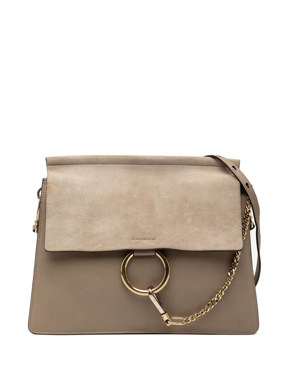 2015 Medium Calfskin and Suede Faye crossbody bag
