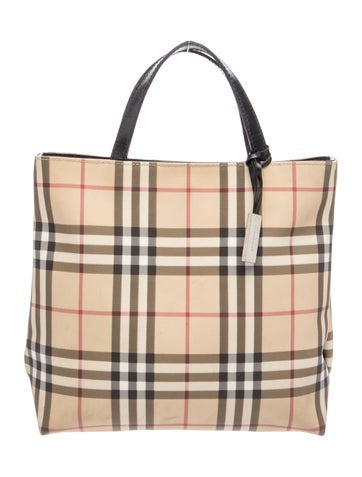 Nova Check Top Handle Bag