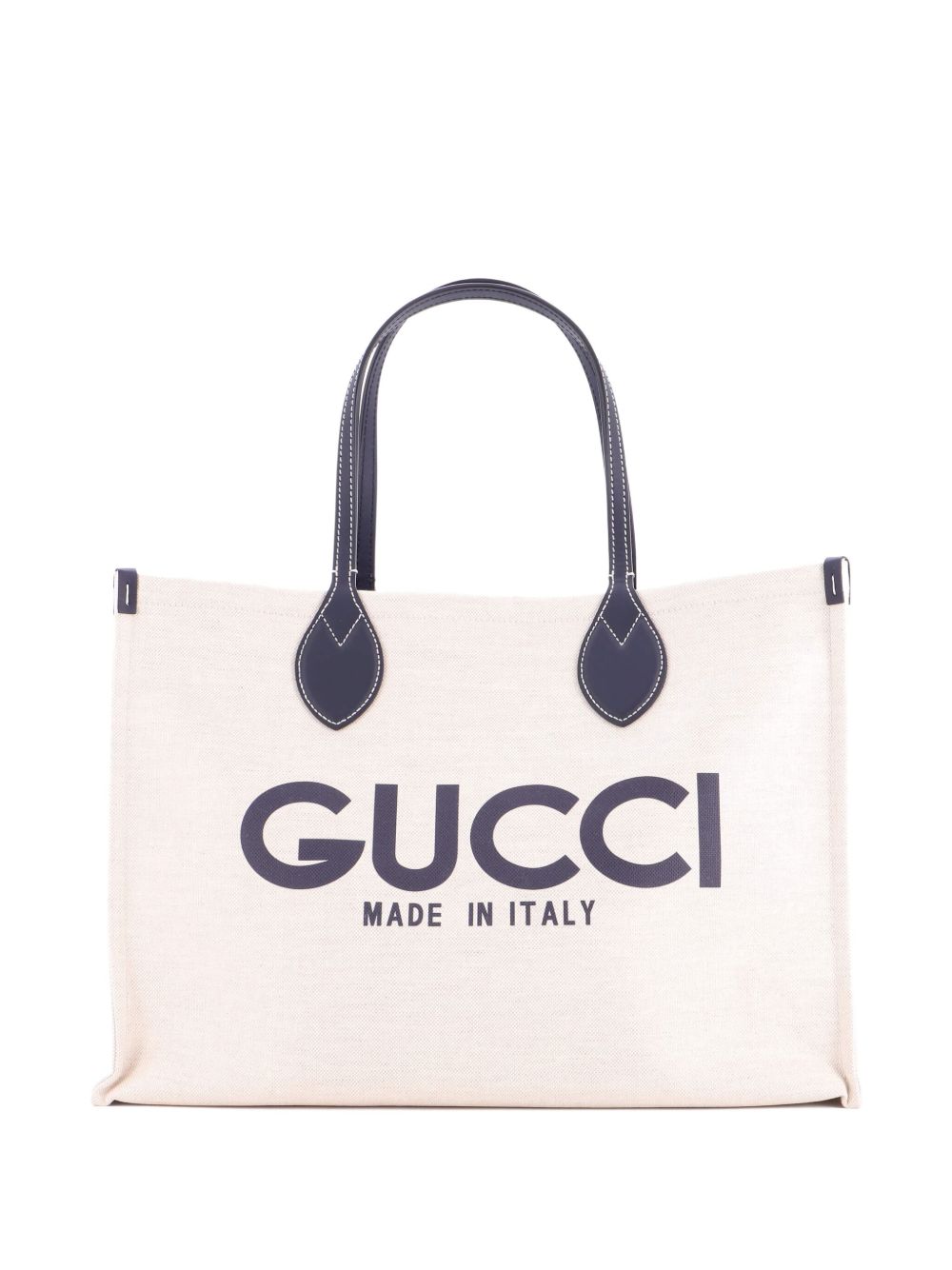 Logo Shopper Printed Canvas Medium tote bag