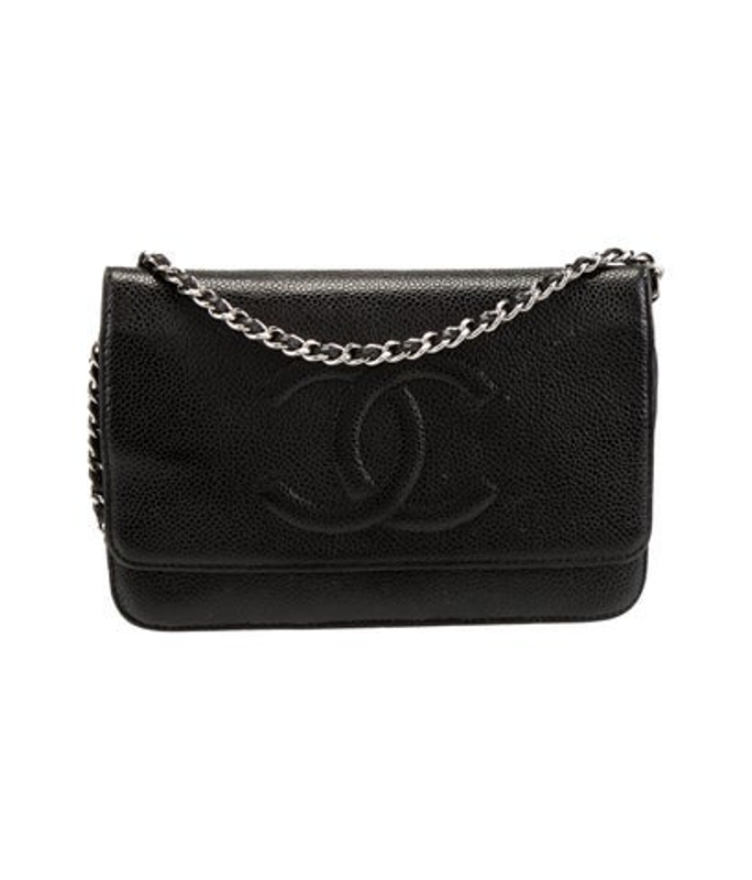 Chanel Timeless Caviar Wallet On Chain