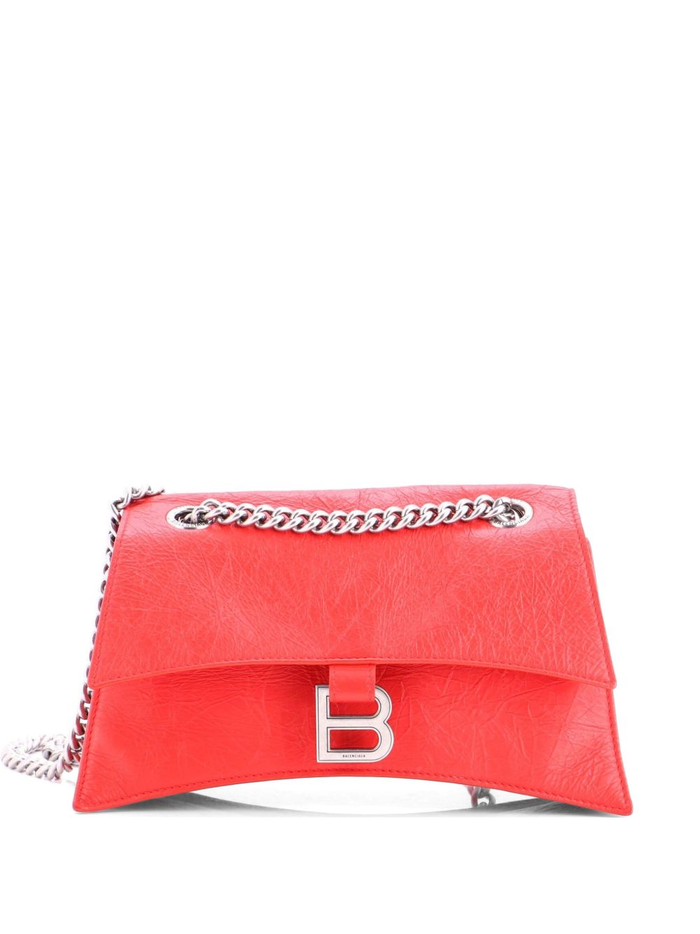 Crush Chain Flap Bag Leather Small crossbody bag