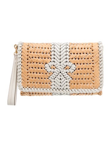 Raffia Clutch