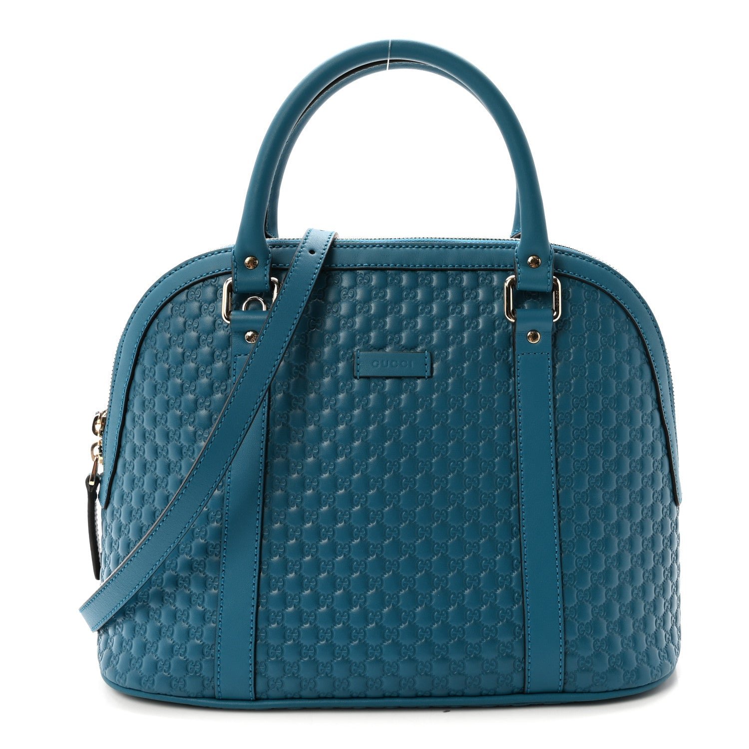 Gucci Microguccissima Medium Dome Bag Deep Cobalt