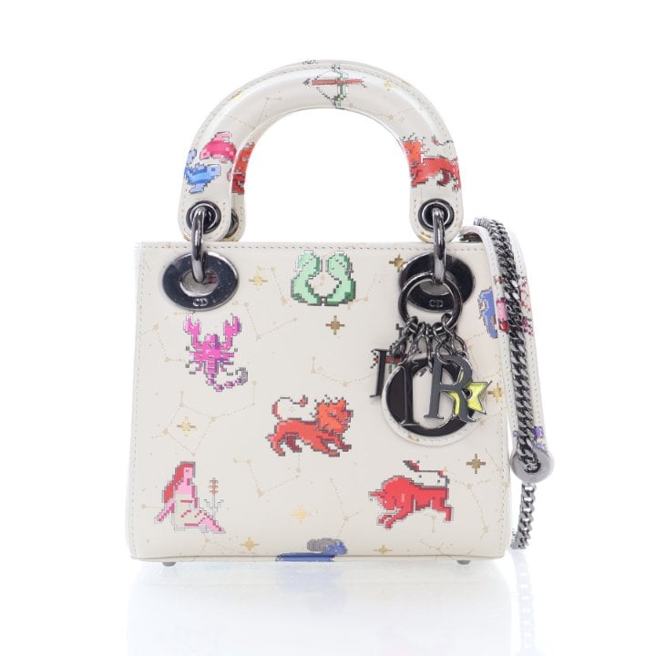 Dior Mini Calfskin Pixel Zodiac Lady Dior